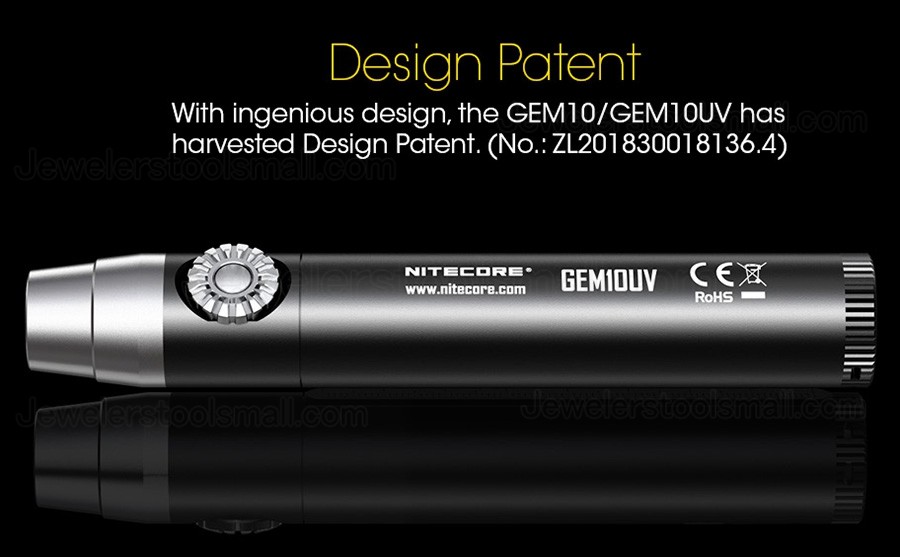 Nitecore GEM8UV Professional Gemstone Identification Flashlight with Adjustable Brightness